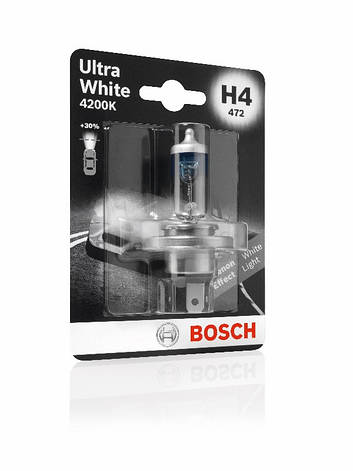 Автолампи Bosch Ultra White 4200K H4 (комплект 2 шт.), фото 2