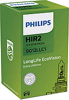 Автолампа Philips HIR2 LongLife 12V 55W PX22d (9012LLC1) 1шт