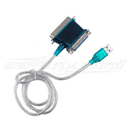 Кабель 2 в 1 USB 2.0 to LPT DB25 і DB36 паралельний порт IEEE 1284, 1 м, фото 3