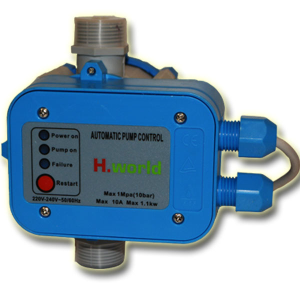 Автоматика для насосів з захистом від сухого ходу прес контроль PC-10 H. World, фото 1