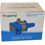 Автоматика для насосів з захистом від сухого ходу прес контроль PC-10 H. World, фото 2