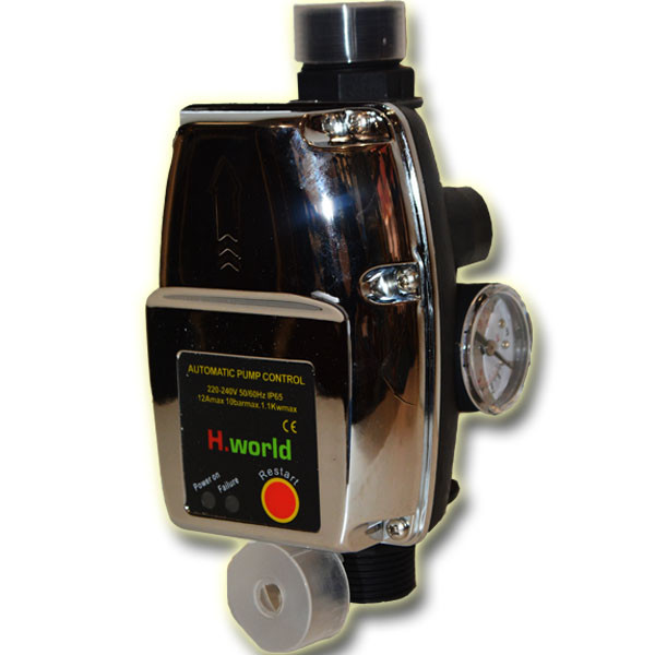 Автоматика для насосов с защитой от сухого хода пресс контроль PC-15 H.World, фото 1
