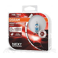 OSRAM Night Breaker Laser +150% Н8 64212NLHCB 2 шт. у комплекті