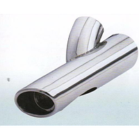 Насадка на глушник із неіржавкої сталі діаметр 5,84 см товщина 1,5 мм