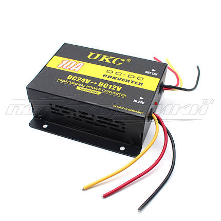 Перетворювач авто інвертор DC/24V DC-12V 10A, 120Вт, фото 2