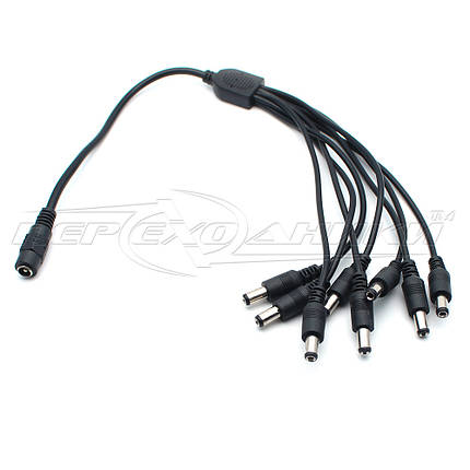 Ділитель живлення DC 1/8 12 V (5.5х2.1 мм), 40 см, фото 1