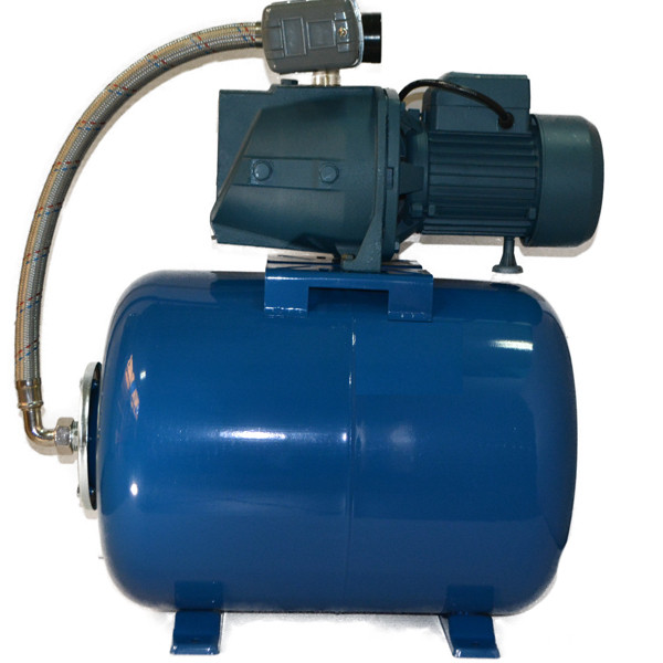 Насосна станція на базі насоса JSW10M HWD (EuroDelta) чавун середній на баку 50л (гарантія 2 роки), фото 1