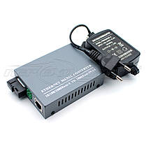 Медіаконвертер 1310 WDM (IC+175), 10/100/1000 Мбіт одноволоконний Full/Half duplex, 20 км, фото 5