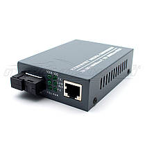 Медіаконвертер 1550 WDM (IC+175), 10/100/1000 Мбіт одноволоконний Full/Half duplex, 20 км, фото 5