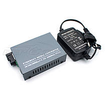 Медіаконвертер 1550 WDM (IC+175), 10/100/1000 Мбіт одноволоконний Full/Half duplex, 20 км, фото 6