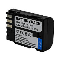 Акумуляторна батарея Alitek для Pentax D-LI90, 2000 mAh