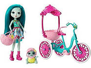 Черепашка Тейлі прогулянка на велосипеді Набір Enchantimals Built for Two Doll Playset, Turtle&Tricycle, фото 2
