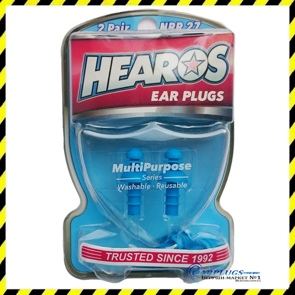 Беруші для плавання Hearos Multi-Purpose (2 пари).