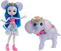 Лялька Енчантималс Слонік Катерина та друг Антик Enchantimals Ekaterina Elephant Dolls with Antic