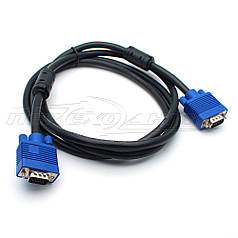 Кабель VGA з 2 феритами, Support 1080P (висока якість), 1.8 м