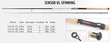 Спінінг Bratfishing SENSOR UL SPINNING 2.7 м/тест 2-15 гр, фото 2