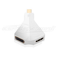 Адаптер Mini DisplayPort (Thunderbolt) to HDMI 4К х 2К + VGA