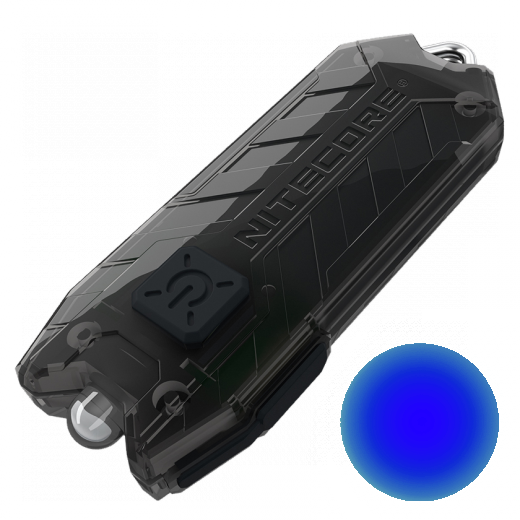 Наключный ліхтар Nitecore TUBE BL з синім світлом, фото 1