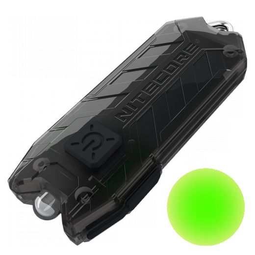 Наключный ліхтар Nitecore TUBE GL з зеленим світлом, фото 1