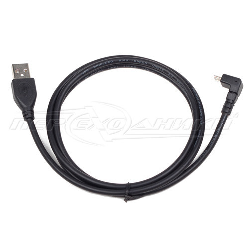 Кабель USB 2.0 — micro USB, кутовий (для реєстратора), 1.8 м