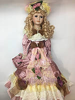 Лялька порцелянова сувенірна, колекційна 50 см "Маргарита "