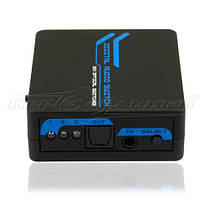 SPDIF/Toslink цифровой оптический аудио switch 3х1 с пультом, фото 3