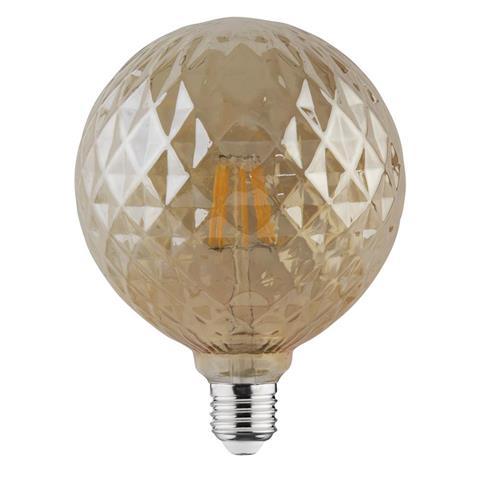 Світлодіодна лампа Едісона Filament VINTAGE TWIST-6 6 W D125 Е27 2200 K (мат.золото) Код.58960