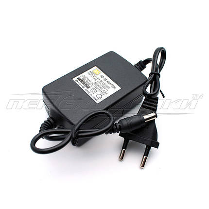 Імпульсний блок живлення 12 V 1 A (12 Вт), штекер 5.5х2.1 мм, 0.9 м (добру якість), фото 1