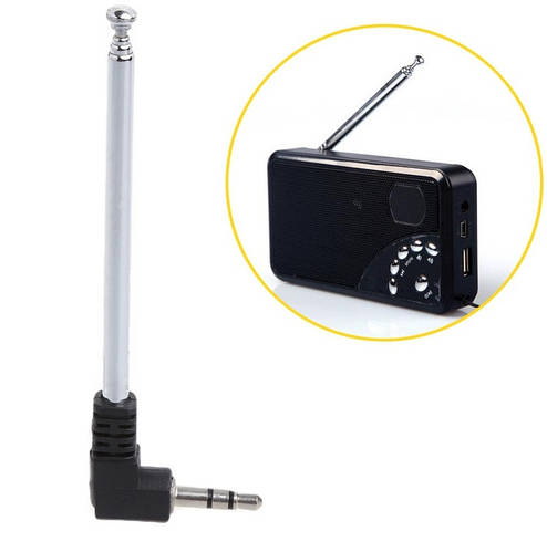 Антенна Телескопическая 3.5мм FM TV для Телефона Приемника Радио (ID ...