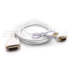 Конвертер DVI-D (24+1) to VGA + дод. живлення USB, кабель 1.8 м