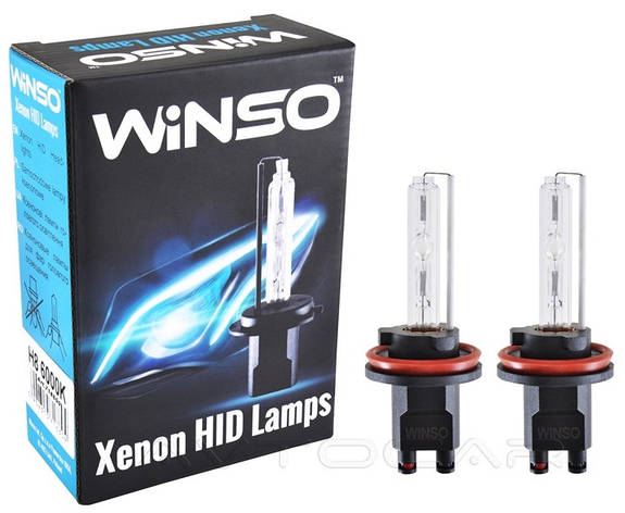 Лампи ксенонові WINSO XENON H8 85V 35W PGJ19-1 KET (к-т 2шт.) 6000K, фото 2