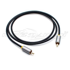 Кабель відео 1RCA-1RCA коаксіальний, New Design, 1 м, фото 4