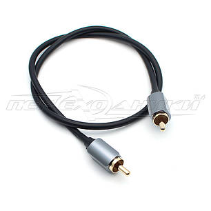 Кабель відео 1RCA-1RCA коаксіальний (преміум'якість) New Design, 0.5 м, фото 3