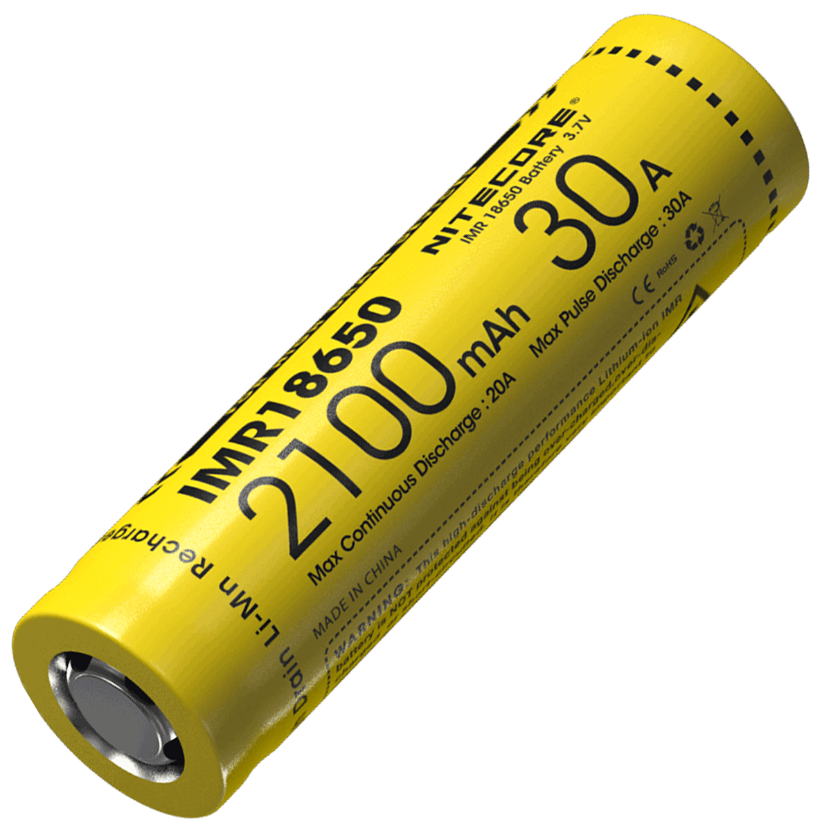 Акумулятор IMR18650 (2100mAh, 30A), фото 1