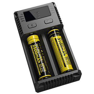 Зарядний пристрій Nitecore NEW i2 двоканальне