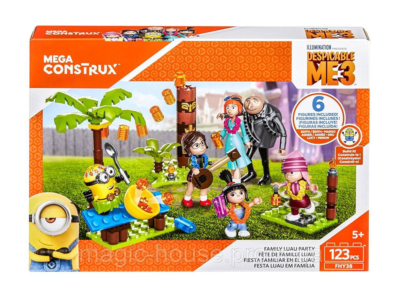 Конструктор міньйонів Сімейний пікнік Грю Mega Construx Despicable Me 3 - фото 1 - id-p1020329765