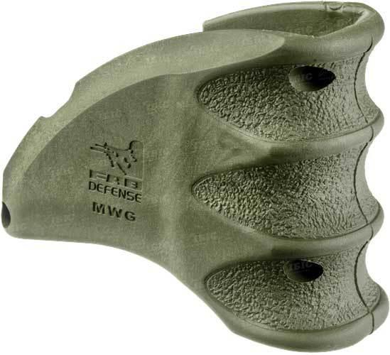 Накладка FAB Defense MWG на шахту магазину AR15/M16. Колір - оливковий, фото 1