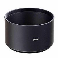 Бленда металева циліндрична для телеоб'єктивів Alitek Metal Tele, 58 мм (410930)
