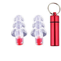 Беруші для музикантів, диджеїв Silenta Musicsafe Red + футляр