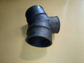 Трійник повітрозабірника КрАЗ (гумовий) (патрубок d-125/100/125mm) 260-1109764