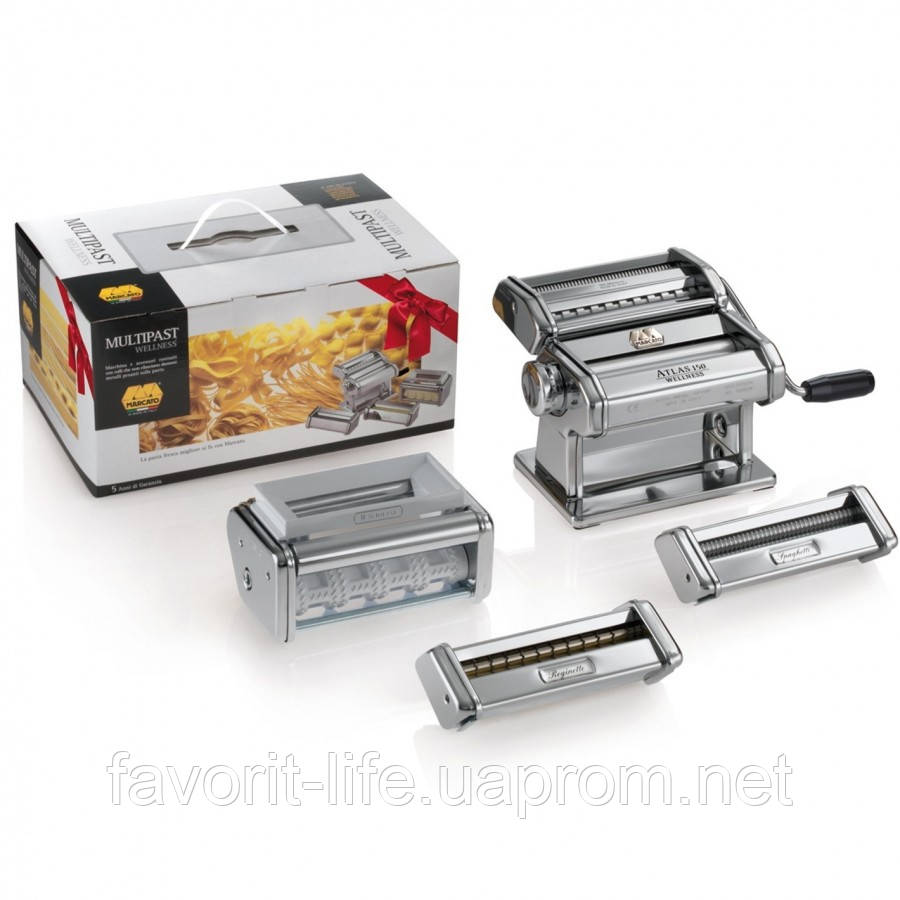 Набор Лапшерезка - Тестораскатка - Пельменница Marcato Multipast ...