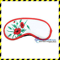 Маска для сну з вишивкою Silenta "Мали маки".