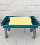 Столик 3 в 1 (для збирання конструктора, малювання, пісочниця) арт. 7702, фото 3