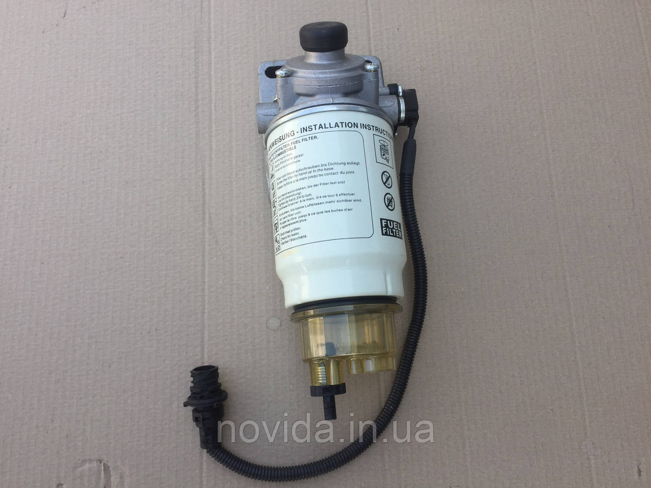 Фільтр паливний з основою PL 270 КАМАЗ ЄВРО-2 (c/обігр.) (RIDER) RD270K