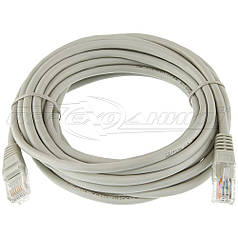 Патч-корд литий CAT5e UTP, RJ45, біметал, 5 м