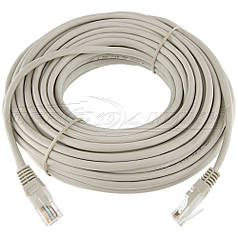 Патч-корд литий CAT5e UTP, RJ45, біметал, 15 м