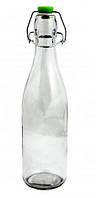 Скляна пляшка 0.5 л із горбильним корком