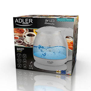 Чайник Adler AD 1283 G grey 1L Польща, фото 3