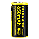 Акумулятор RCR123A (650mAh) Nitecore NL1665R, фото 2