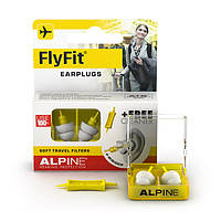 Беруші для польотів і подорожей Alpine Flyfit New + Venitex + маска для сну (3 в 1)
